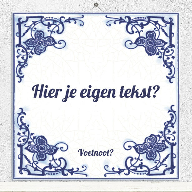 Tegeltje maken Tegeltjes.com