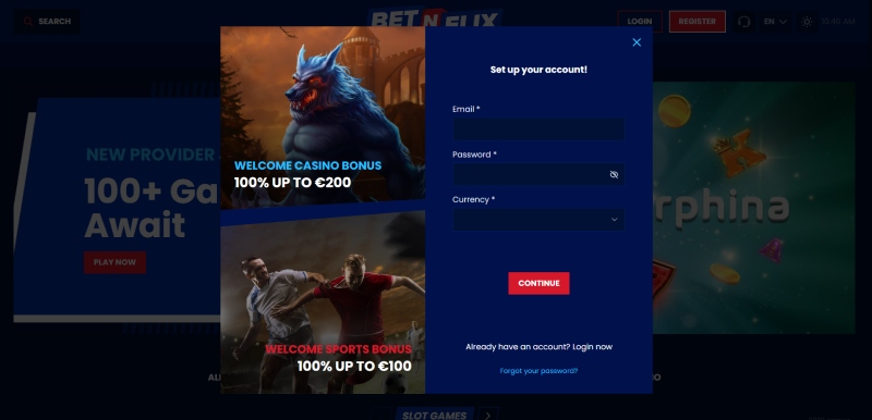 BetNFlix Review Registration