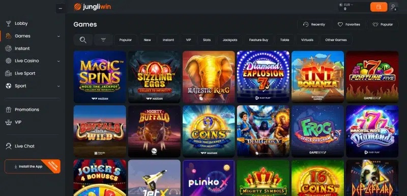 JungliWin Games