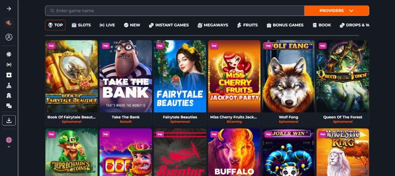 Casinospellen bij Cusco Casino