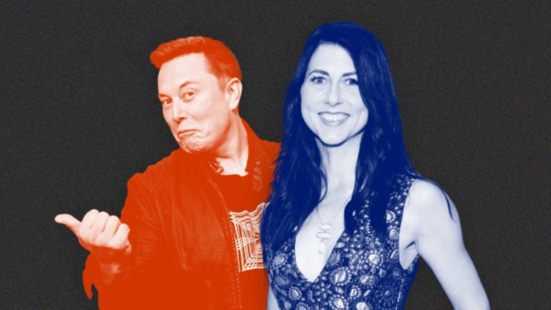 Elon en Mackenzie Scott